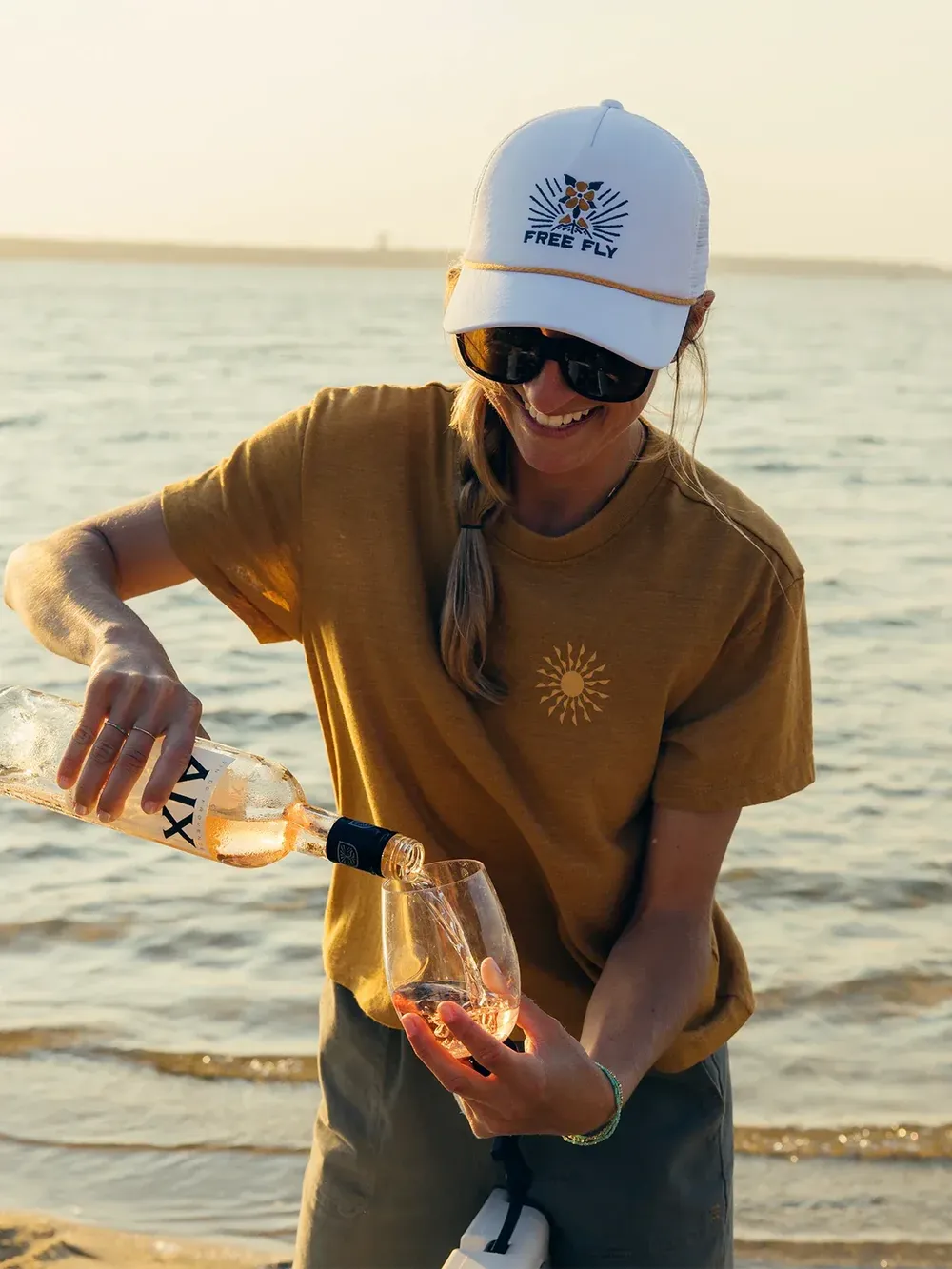 Free fly womens trucker hat by anthem branding