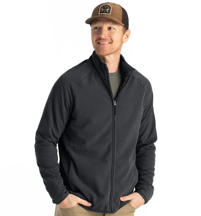 Free fly gridback fleece jacket corporate sales by anthem branding