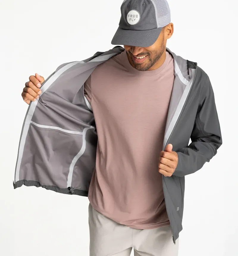 Cloudshield Rain Jacket Black Sand 6