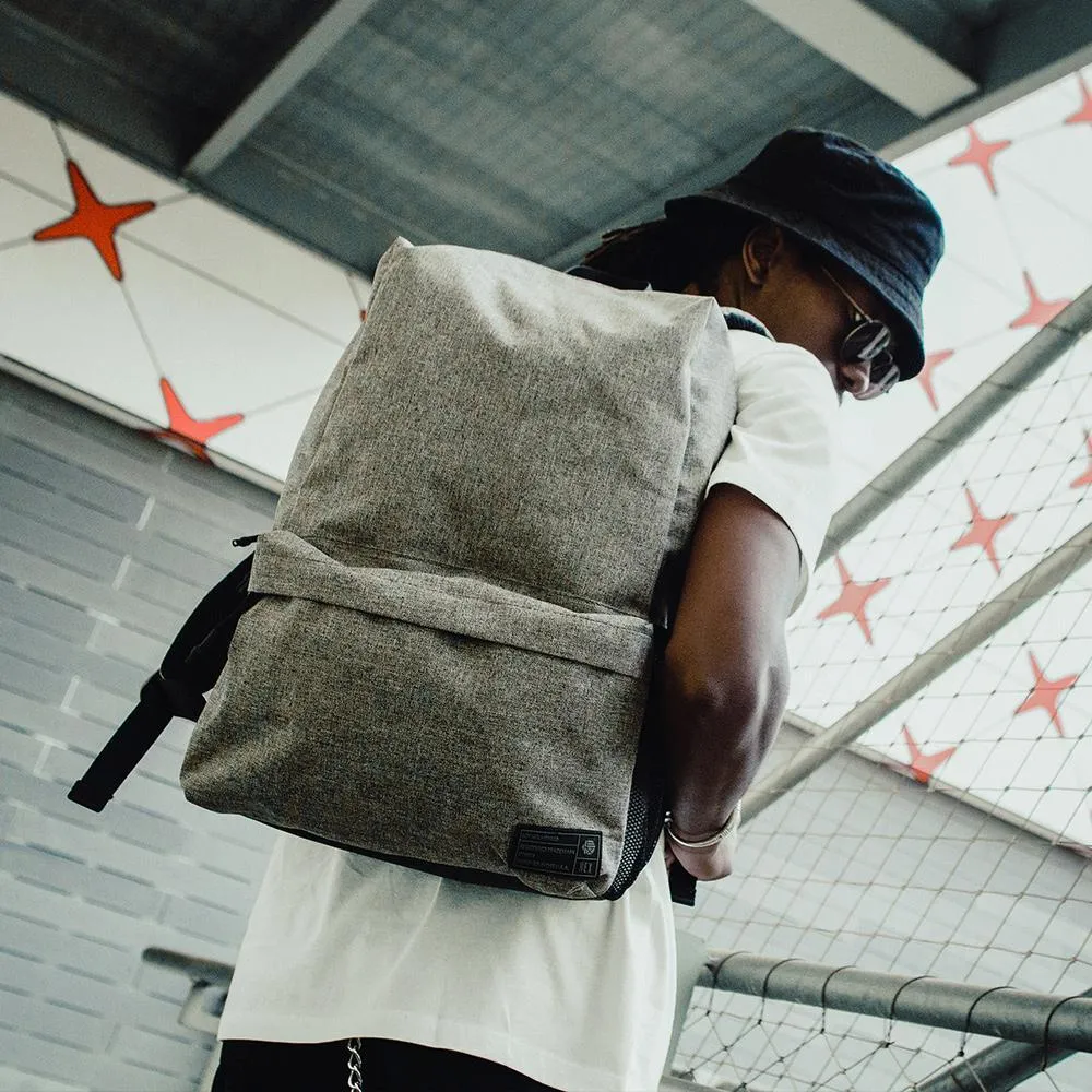 Aspect Backpack Charcoal by anthem branding