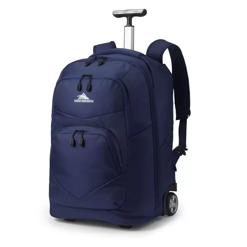 High sierra roller wheeled backpack by anthem branding 1