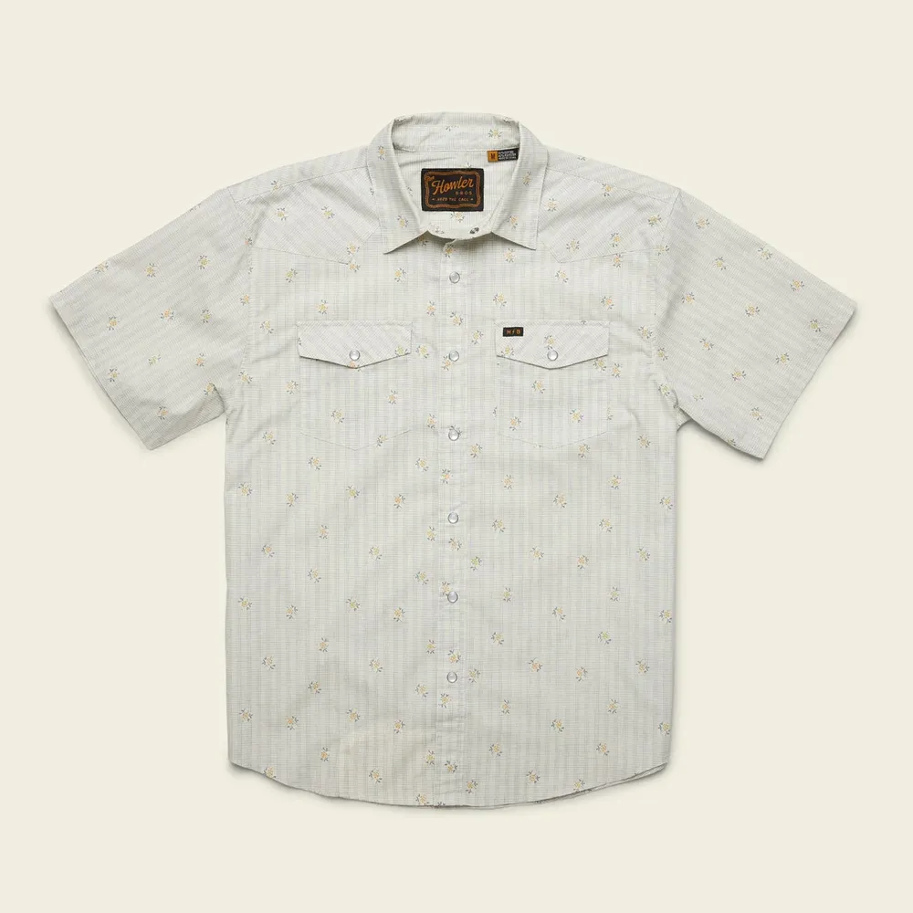 Howler bros H Bar B Snapshirt vintage grid floral by anthem branding
