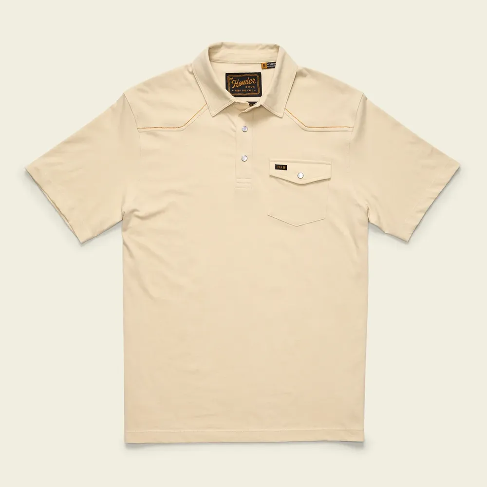 Howler bros Ranchero Polo sand by anthem branding