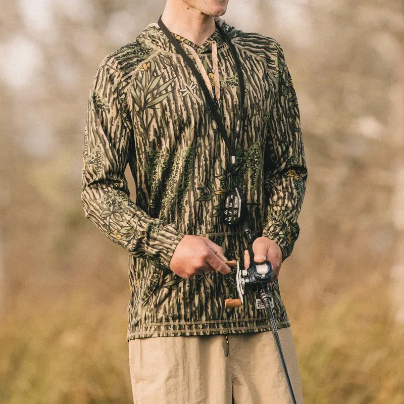 S25 LS Shirts Loggerhead Hoodie Swamp Country Camo HB Lifestyle 1