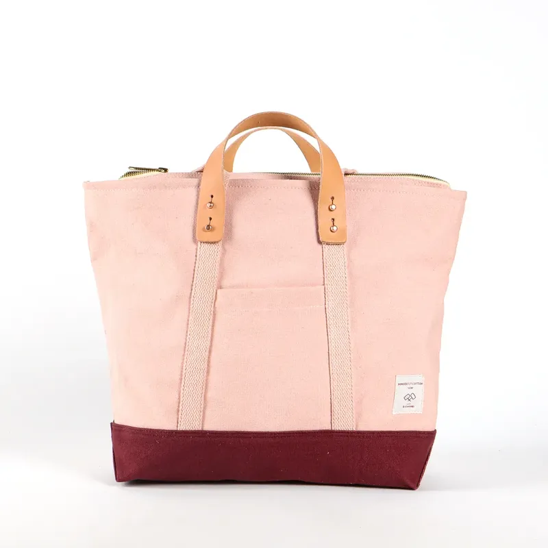 Small Zipper Tote Pink Plum1 1152x1152