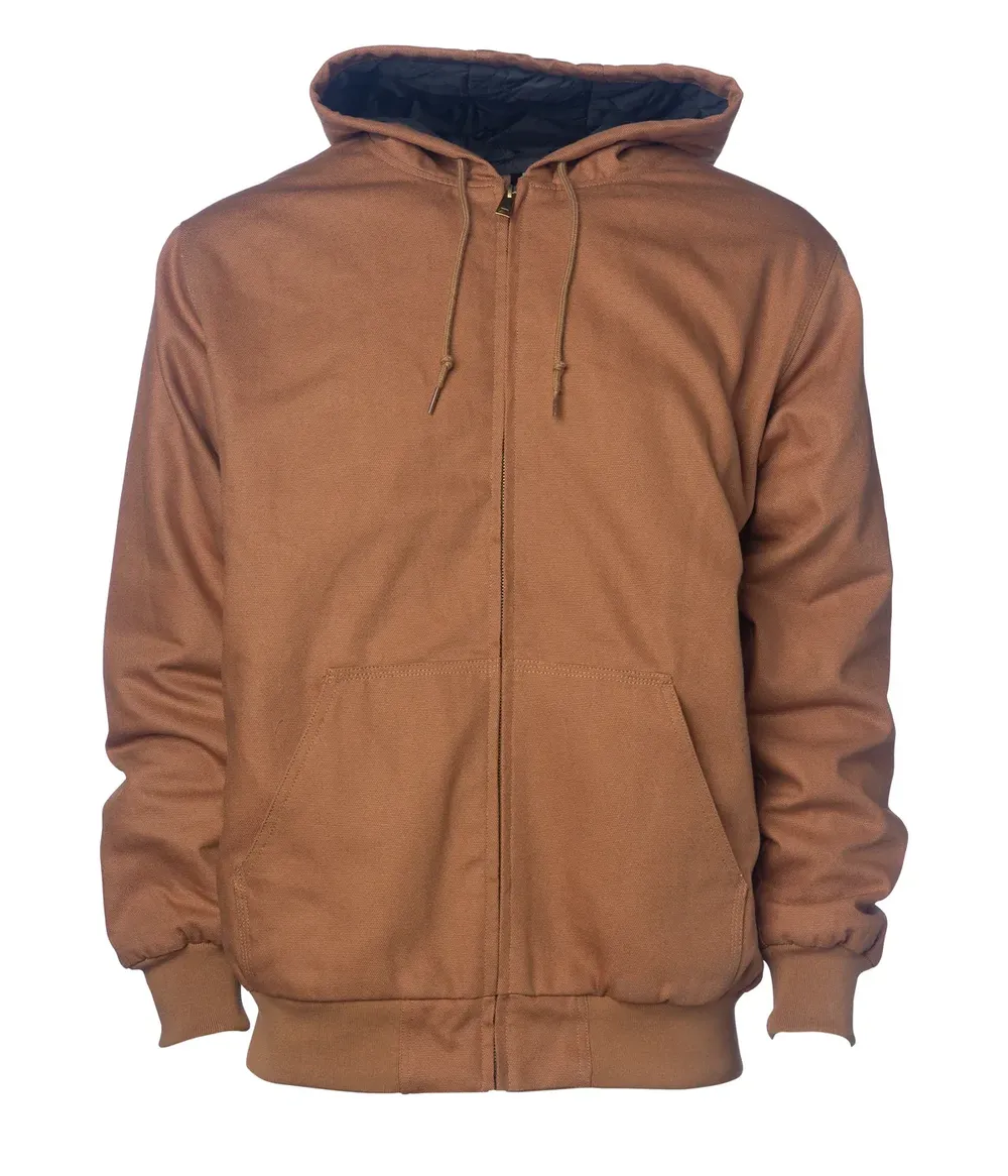 Mens Insulated Canvas Workwear Jacket