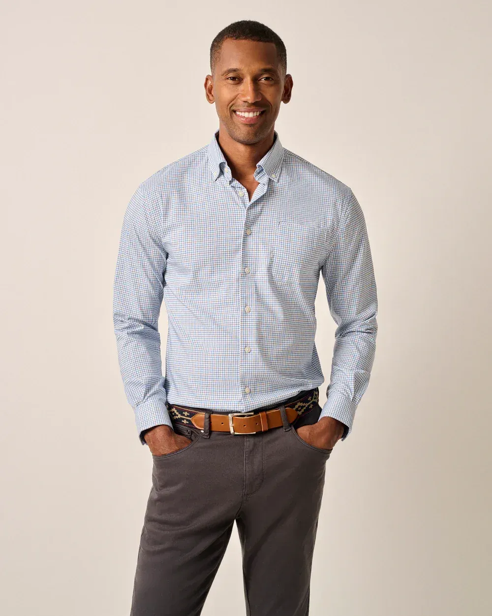 Johnnie o custom button up group sales by anthem branding