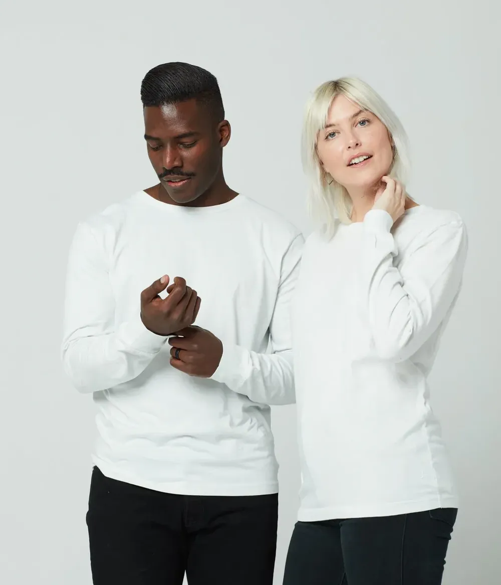 Known supply unisex long sleeve tee by anthem branding