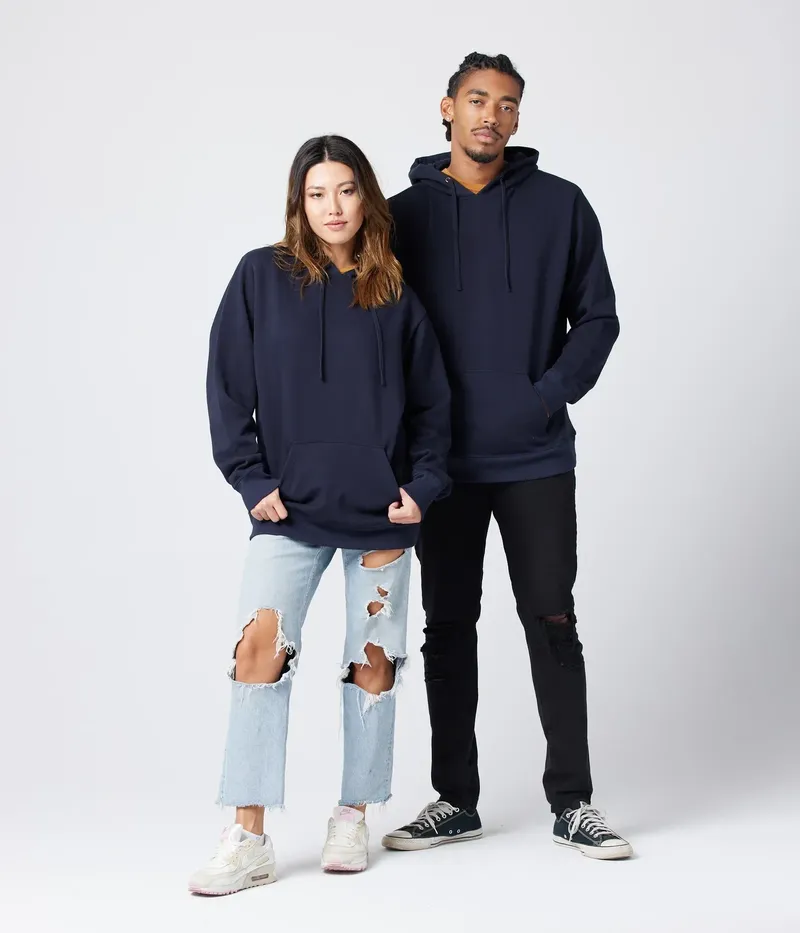 Known supply unisex fleece hoodie by anthem branding