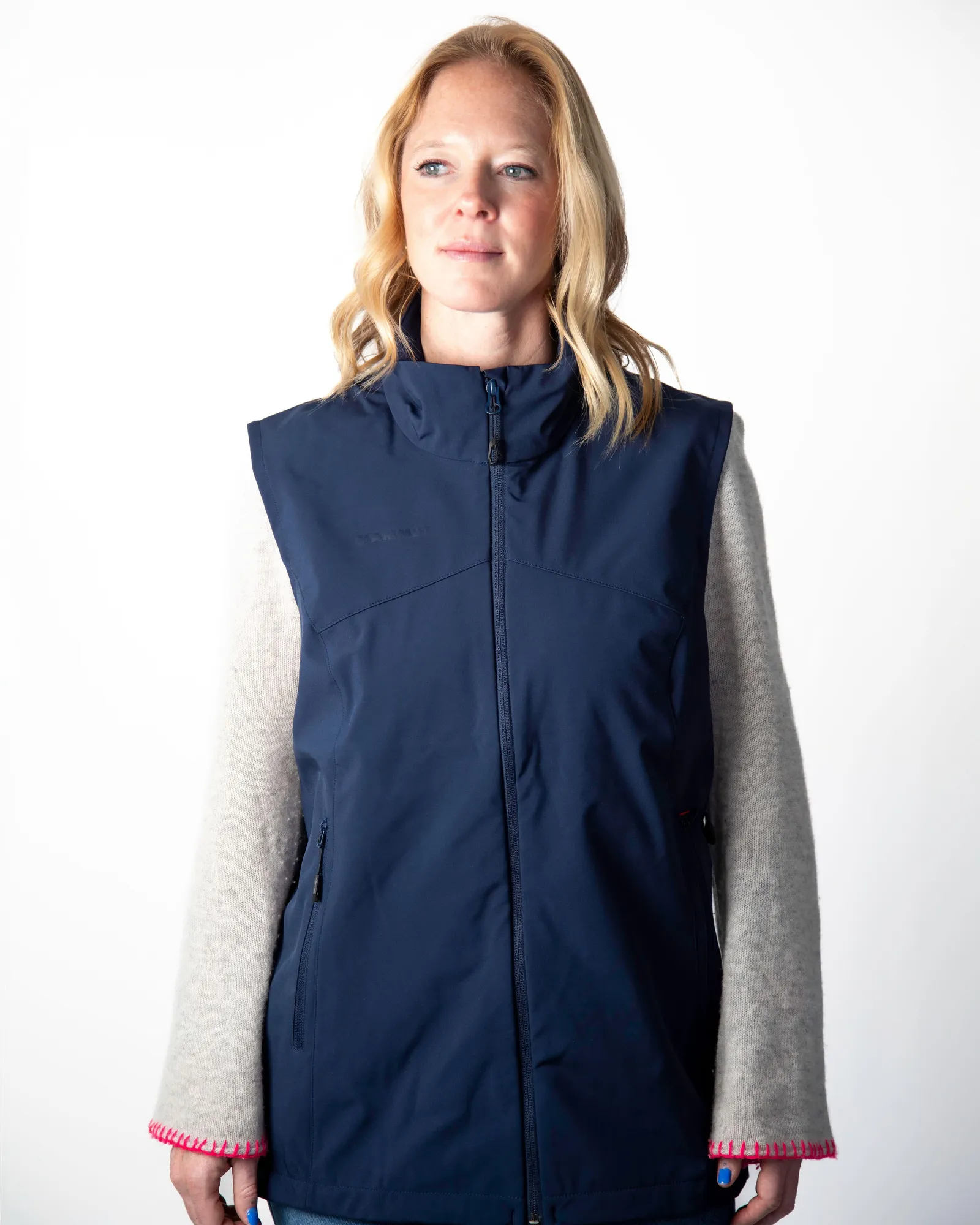 Mammut corporate ML vest women navy blue anthem branding 4