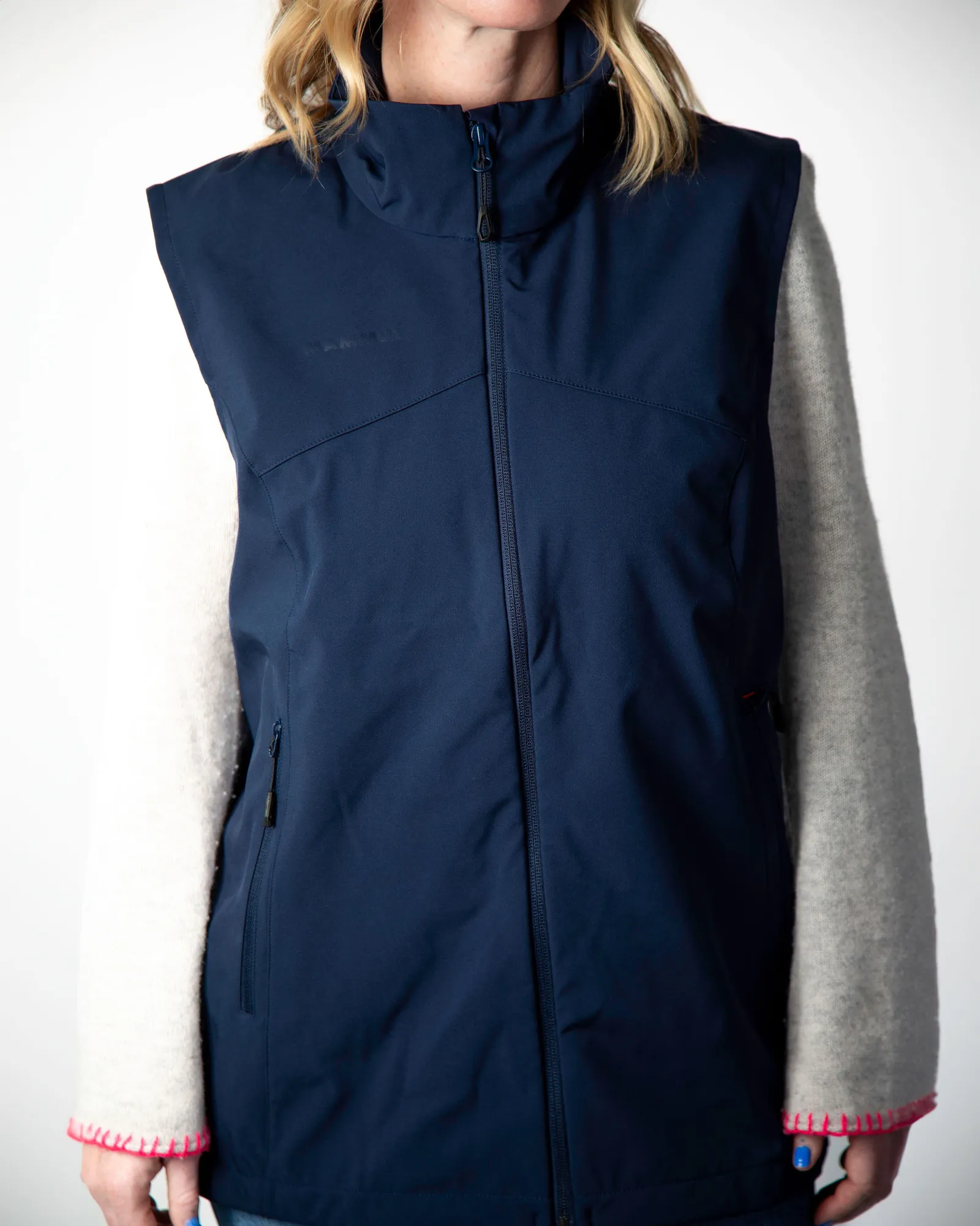 Mammut corporate ML vest women navy blue anthem branding 5