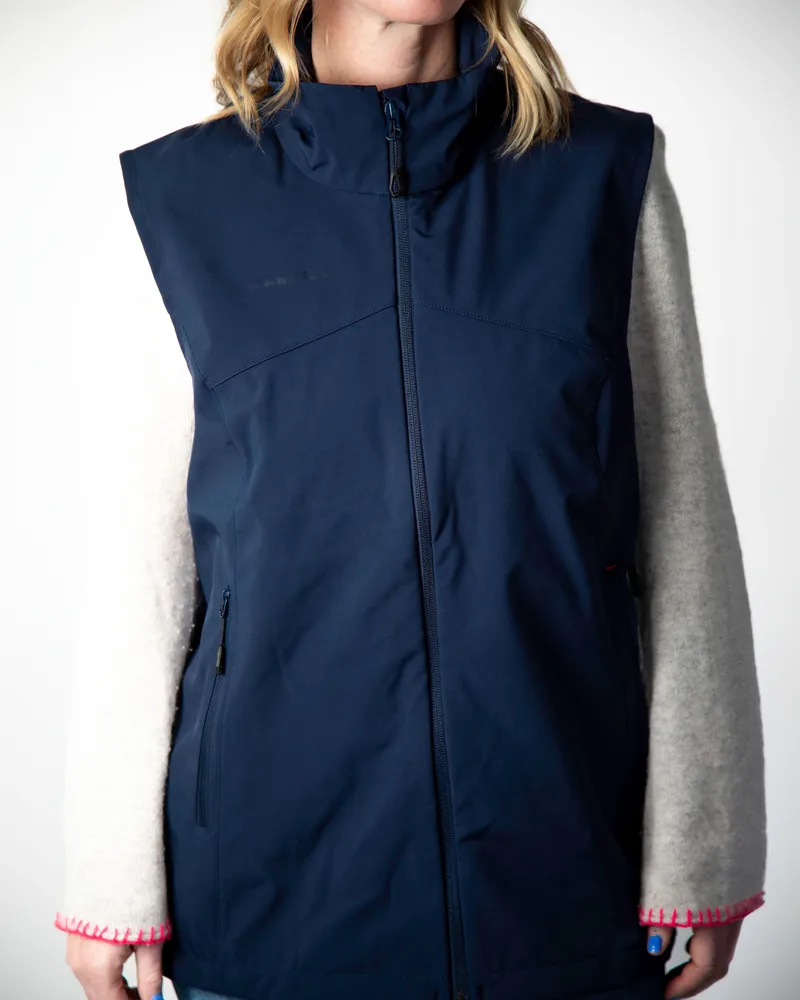 Mammut corporate ML vest women navy blue anthem branding 5