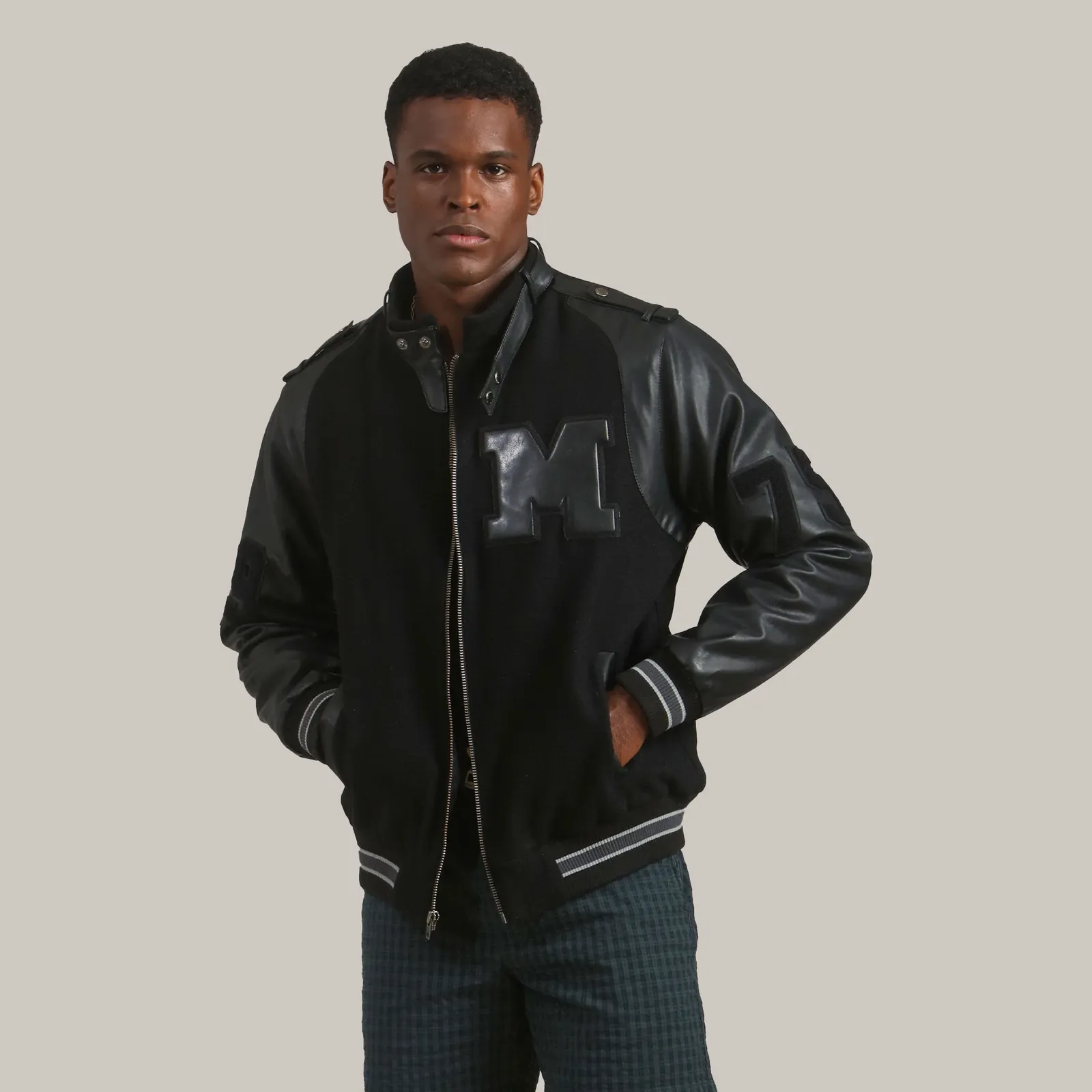 Members only mens varsity jacket by anthem branding
