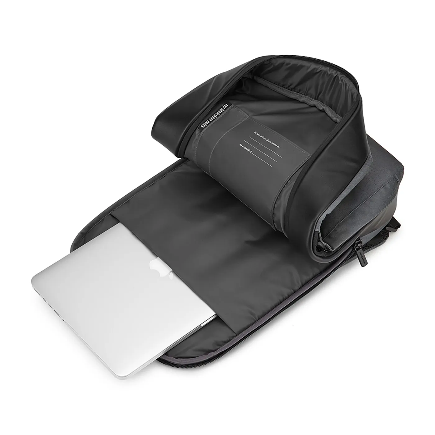 Custom moleskine backpack group sales anthem branding