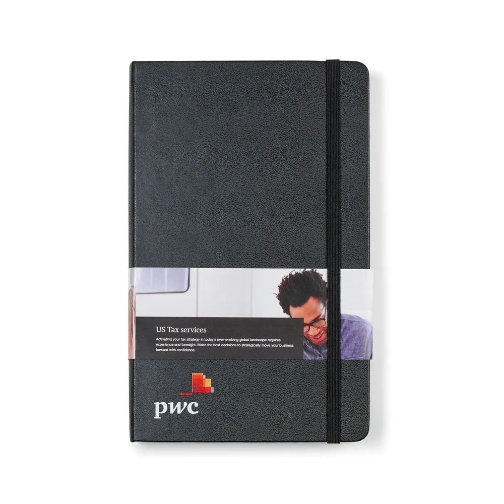 Custom moleskine belly band anthem branding