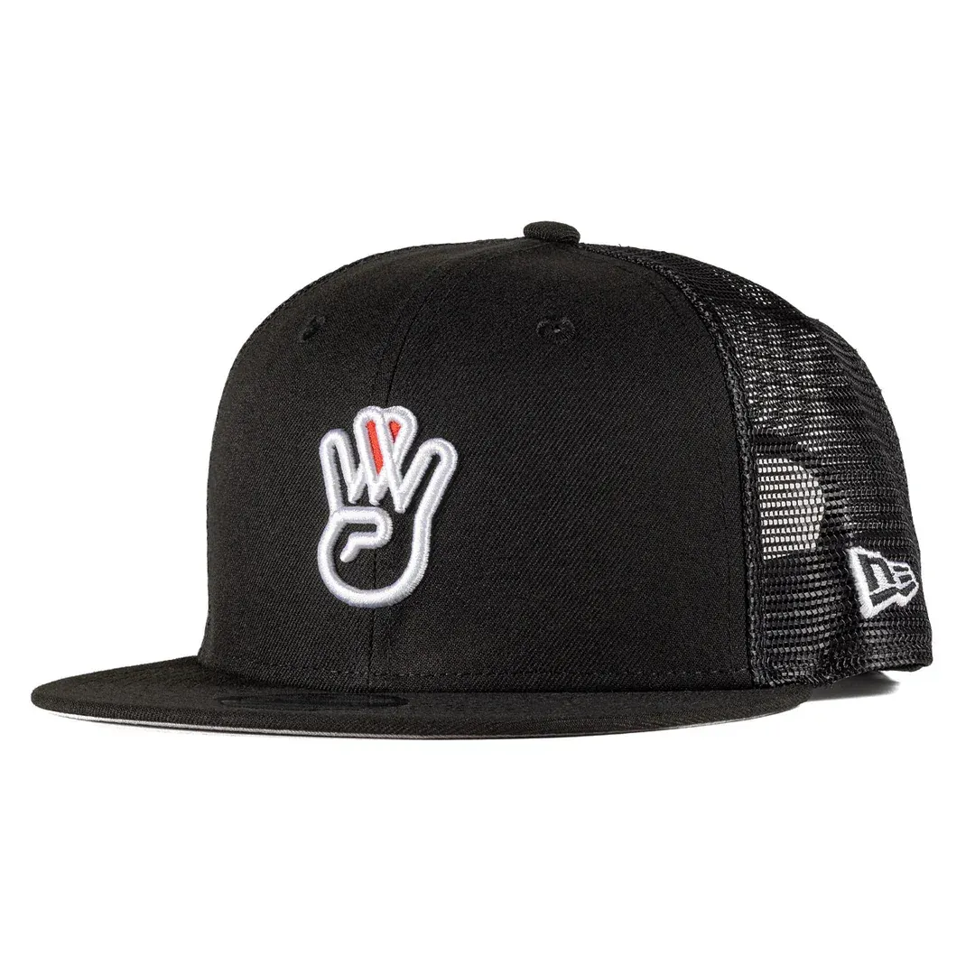 New era flat brim trucker