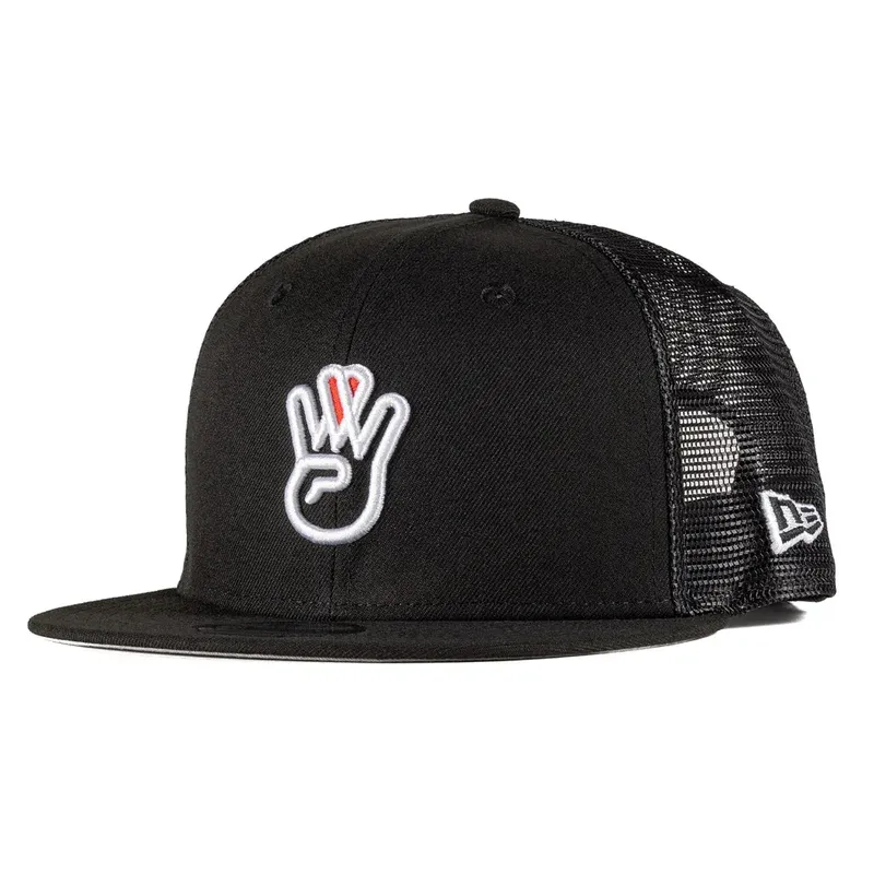 New era flat brim trucker
