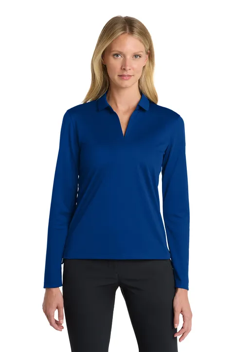 Nike womens long sleeve polos by anthem branding