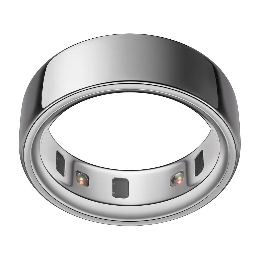 Oura Ring 4 silver by anthem branding