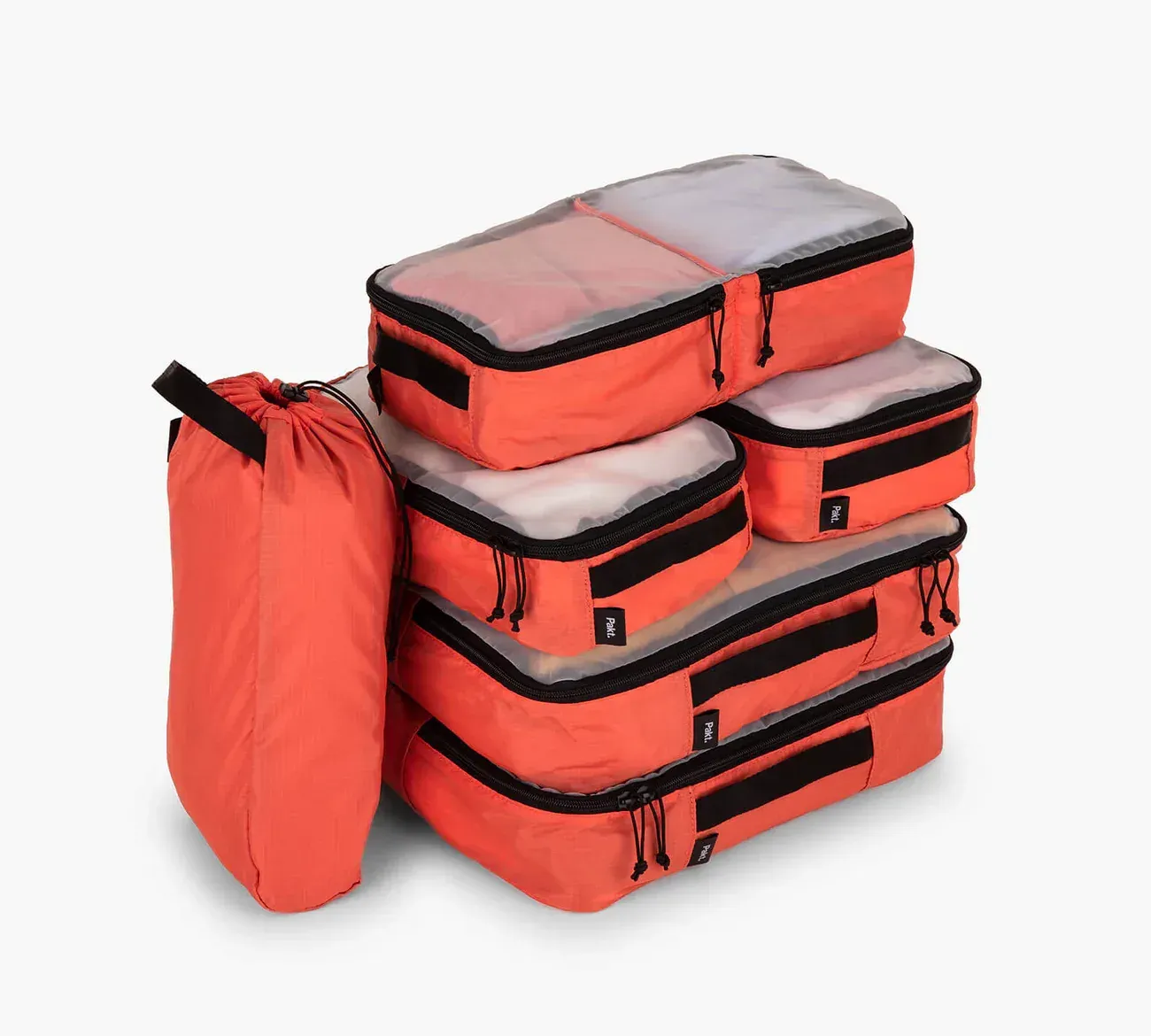 Pakt 6 piece packing cube set by anthem branding 1