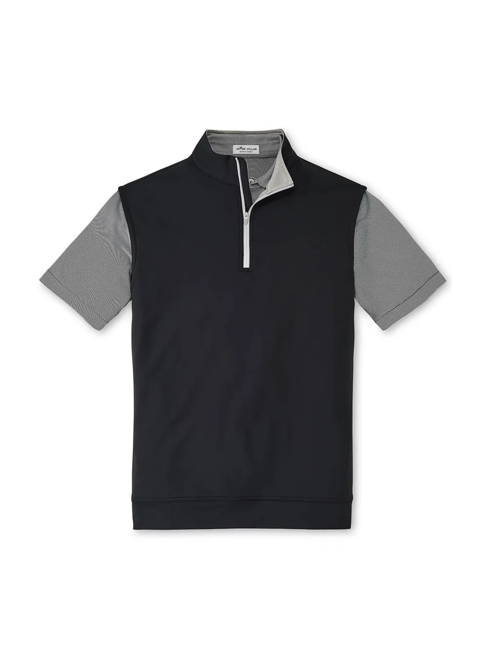 Peter millar mens galway performance quarter zip vest corporate sales by anthem branding