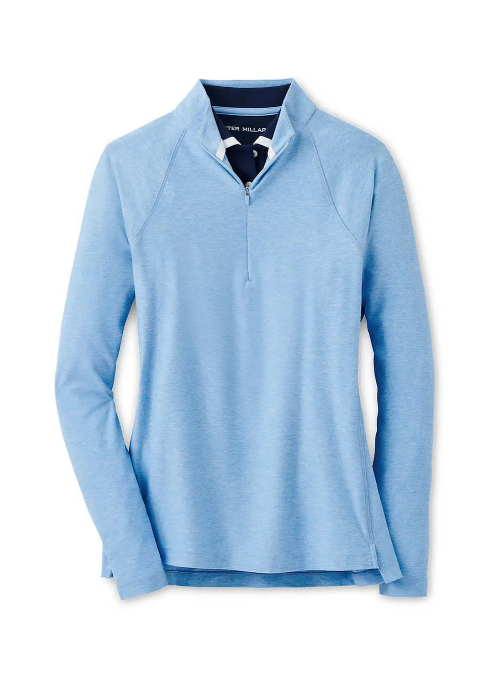 Peter millar womens melange raglan sleeve quarter zip corporate sales by anthem branding