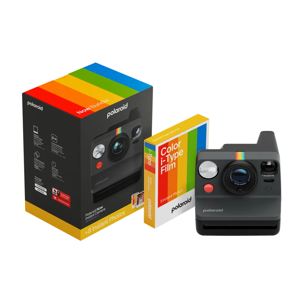 Polaroid Now Gen 3 i Type Instant Camera Film Bundle by anthem branding