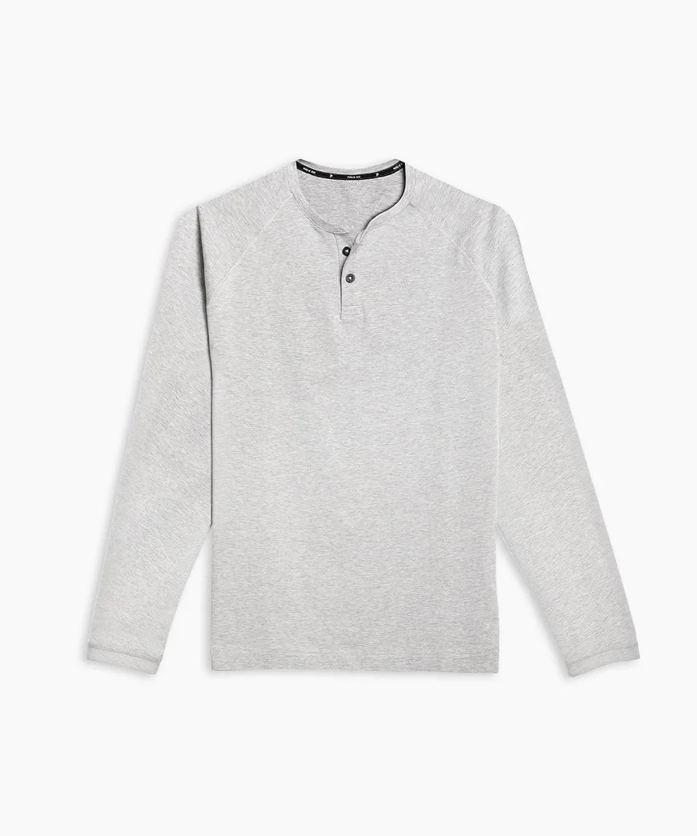 Public rec Go To Long Sleeve Henley corporate sales by anthem branding