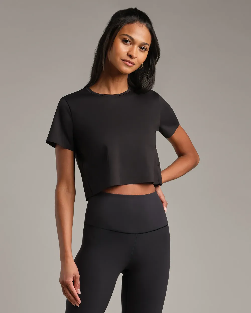 Rhone womens serene cropped tee by anthem branding