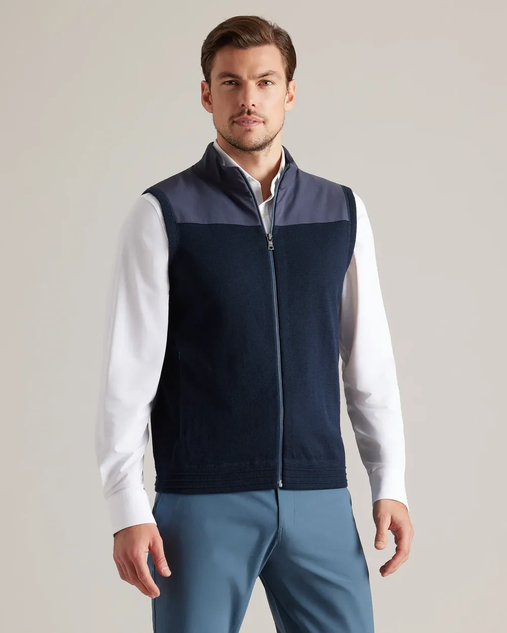 Rhone mens commuter sweater vest by anthem branding
