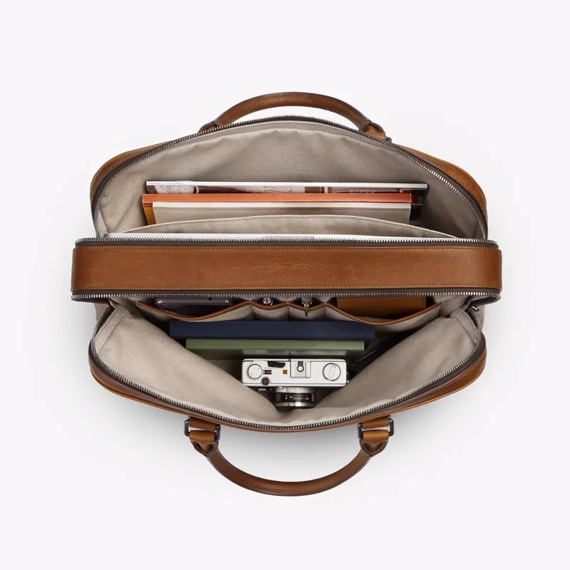 Shinola Double Zip Brief corporate sales by anthem branding 3