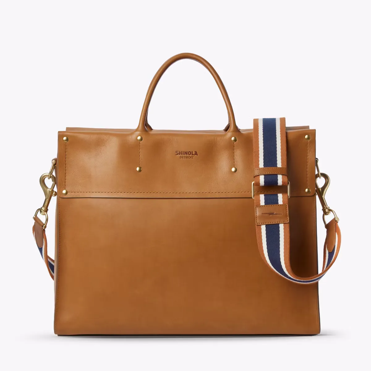 Shinola large satchel corporate sales by anthem branding