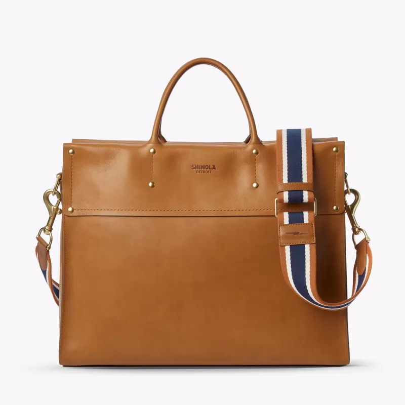 Shinola large satchel corporate sales by anthem branding