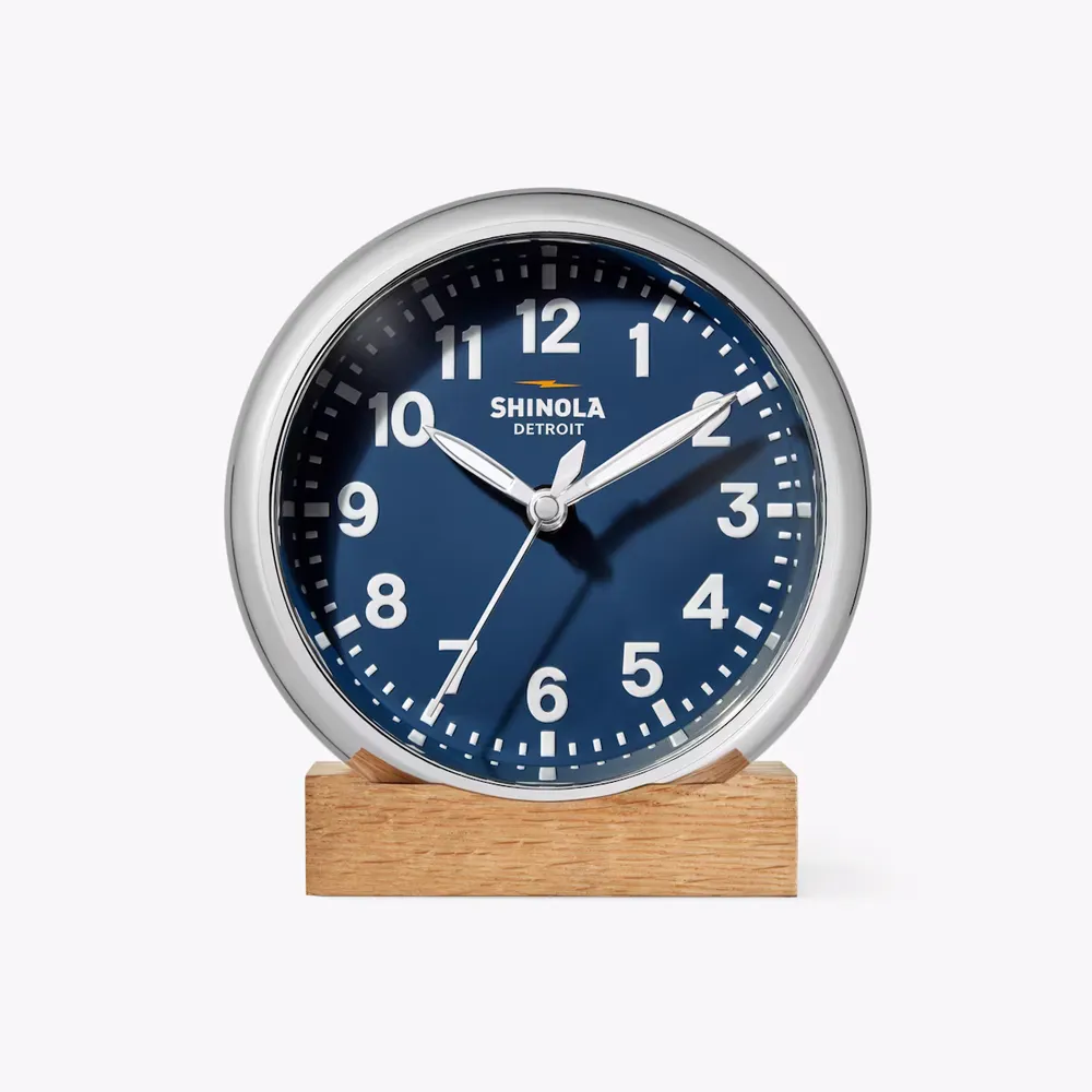 Shinola The Runwell Desk Clock corporate sales by anthem branding