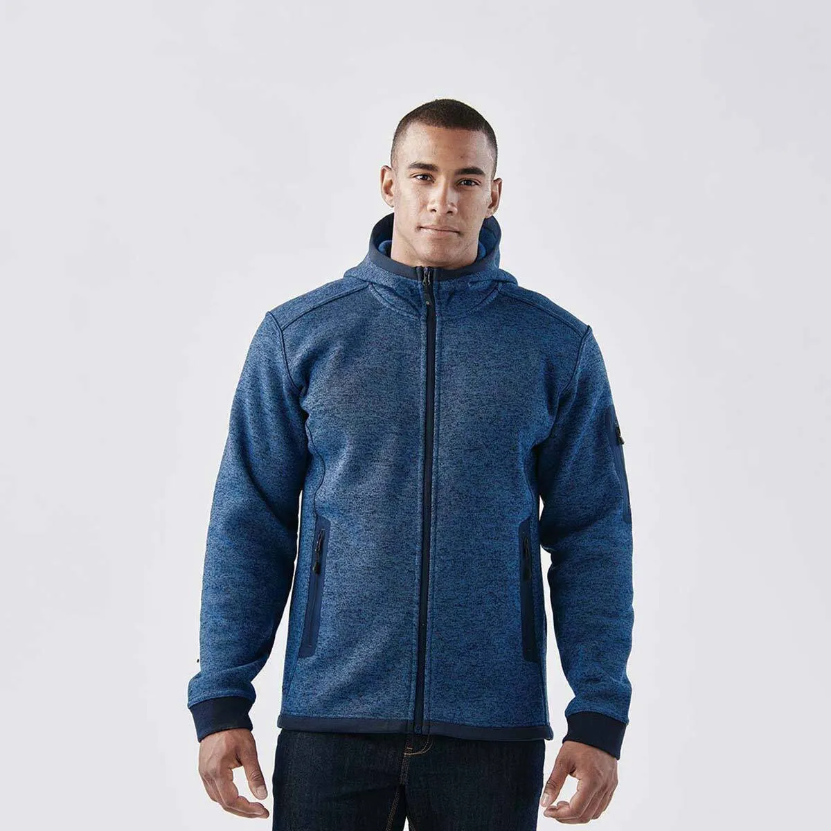 Mens Juneau Knit Hoody corporate sales by anthem branding