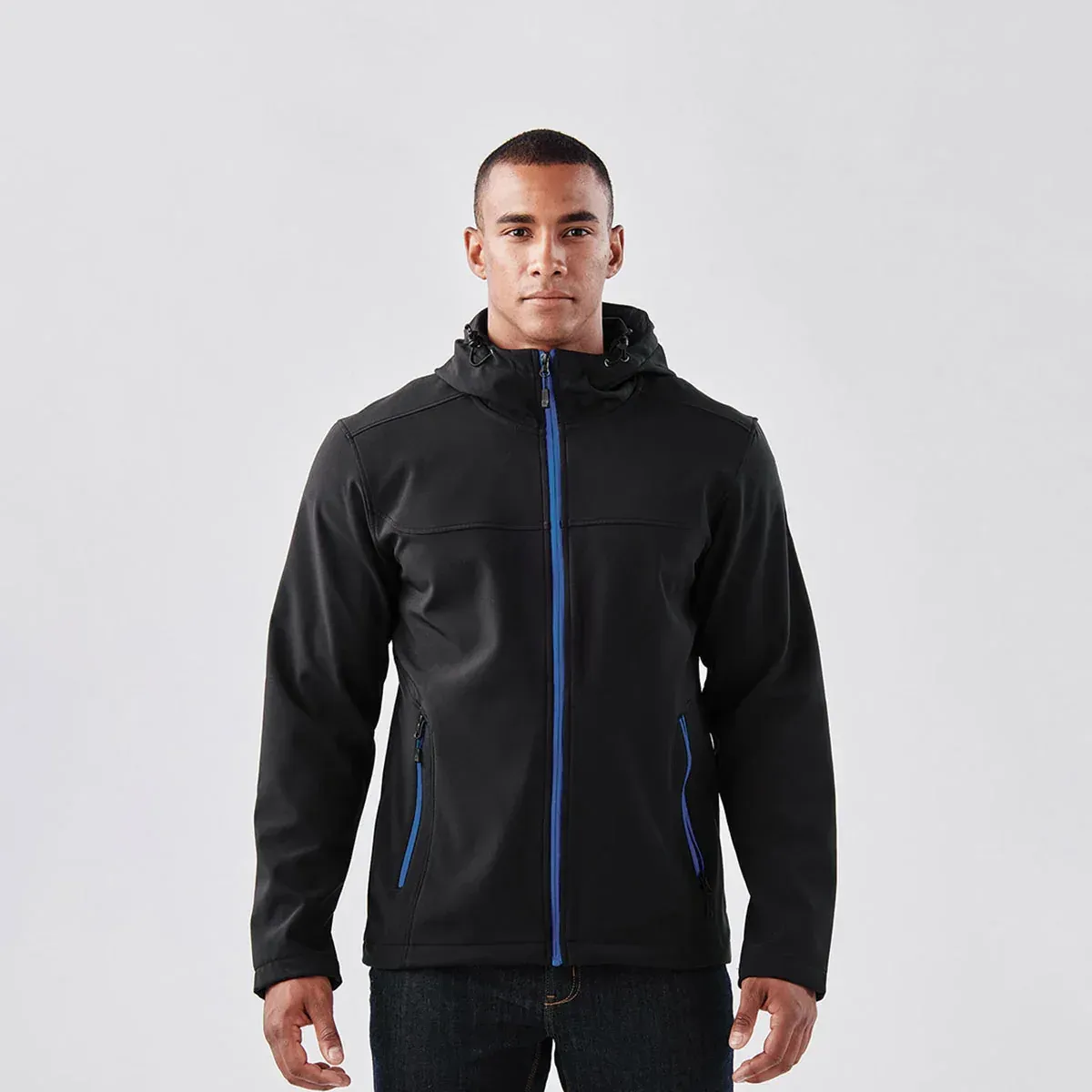 Mens Orbiter Softshell Hoody corporate sales by anthem branding
