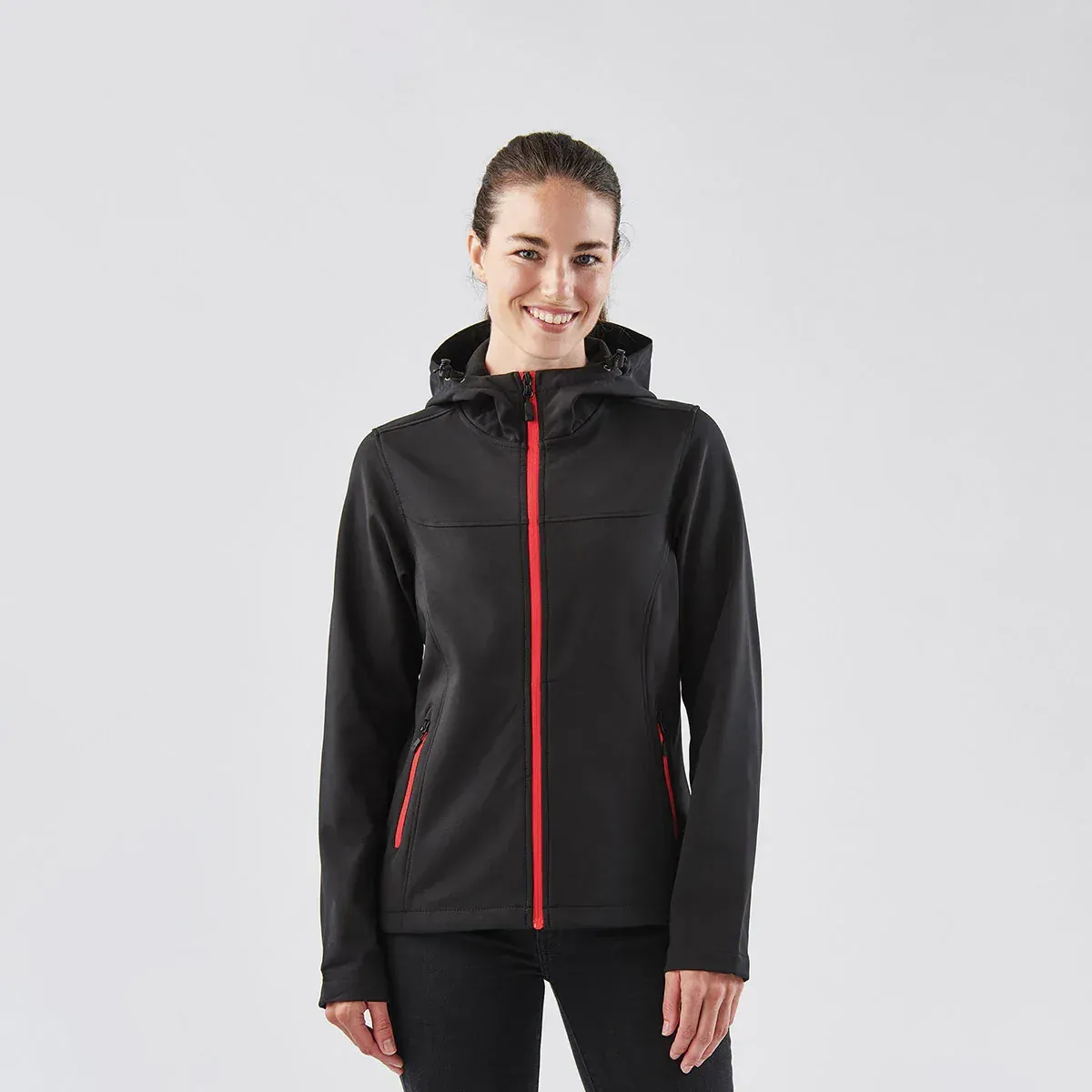 Womens Orbiter Softshell Hoody corporate sales by anthem branding