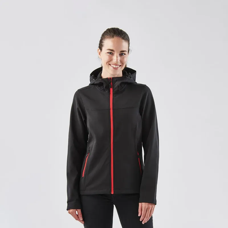 Womens Orbiter Softshell Hoody corporate sales by anthem branding