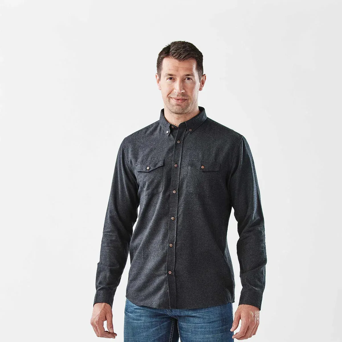 Mens Cambridge LS Shirt corporate sales by anthem branding