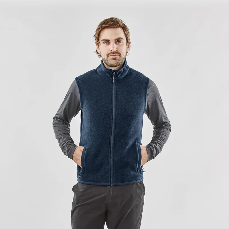 Mens Montauk Fleece Vest corporate sales by anthem branding