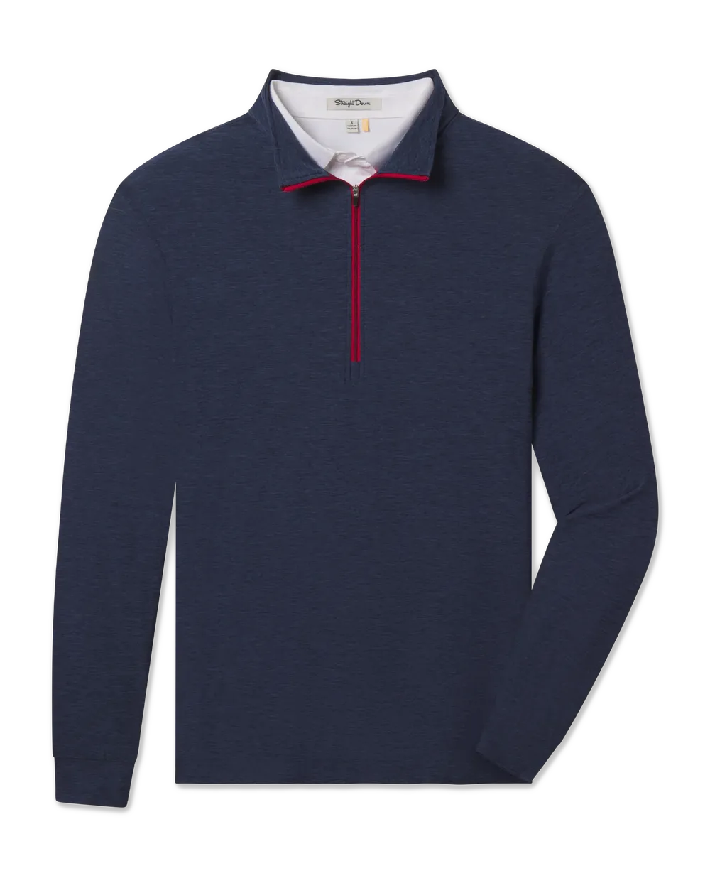 Straight down mens quarter zip by anthem branding