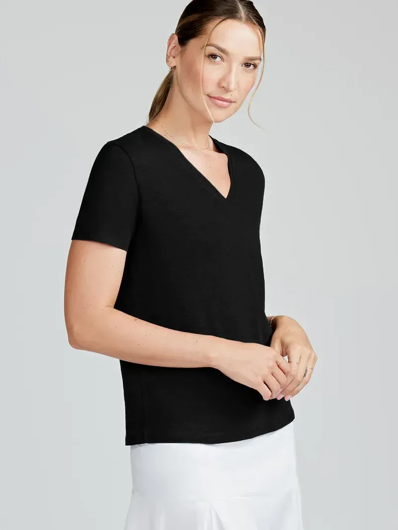 TASC All day v neck t shirt by anthem branding