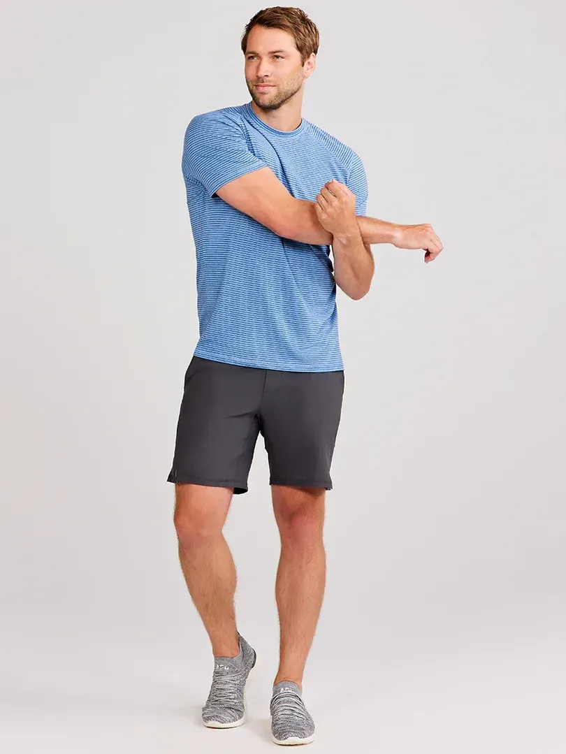 TASC carrollton fitness t shirt mini stripe by anthem branding