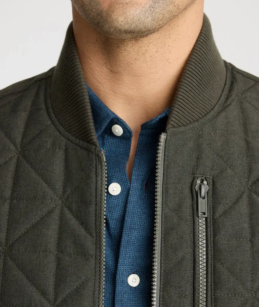 HARPER UNTUCKIT 41895 Dgy SOLID VEST PEAT 3