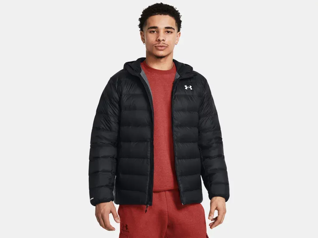 Under armour down jacket group sales anthem branding