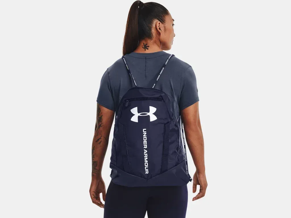 Under armour custom sackpack corporate sales anthem branding