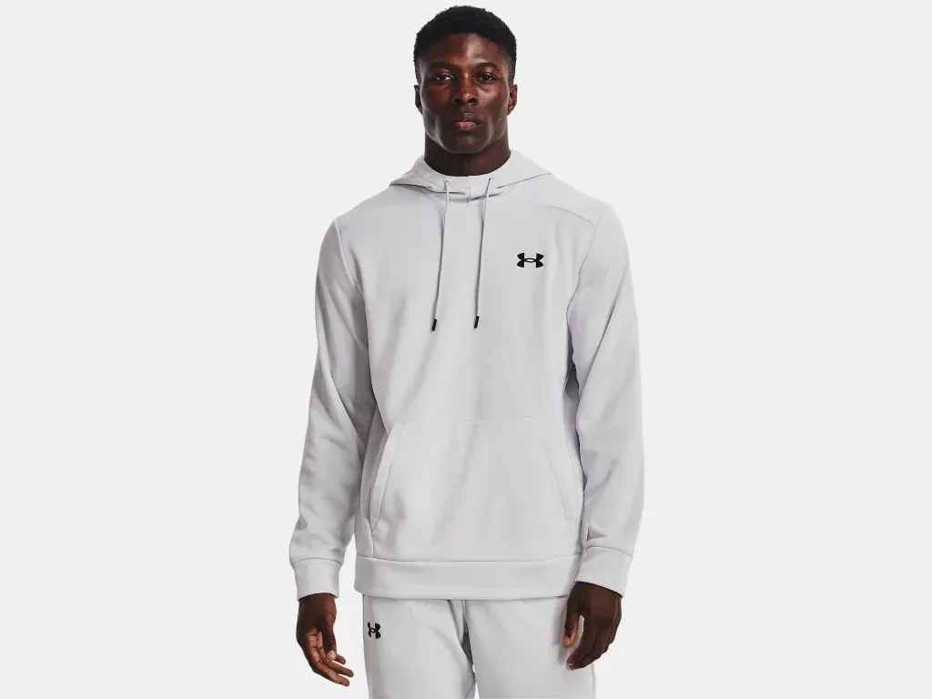 Ua fleece hoodie group sales anthem branding