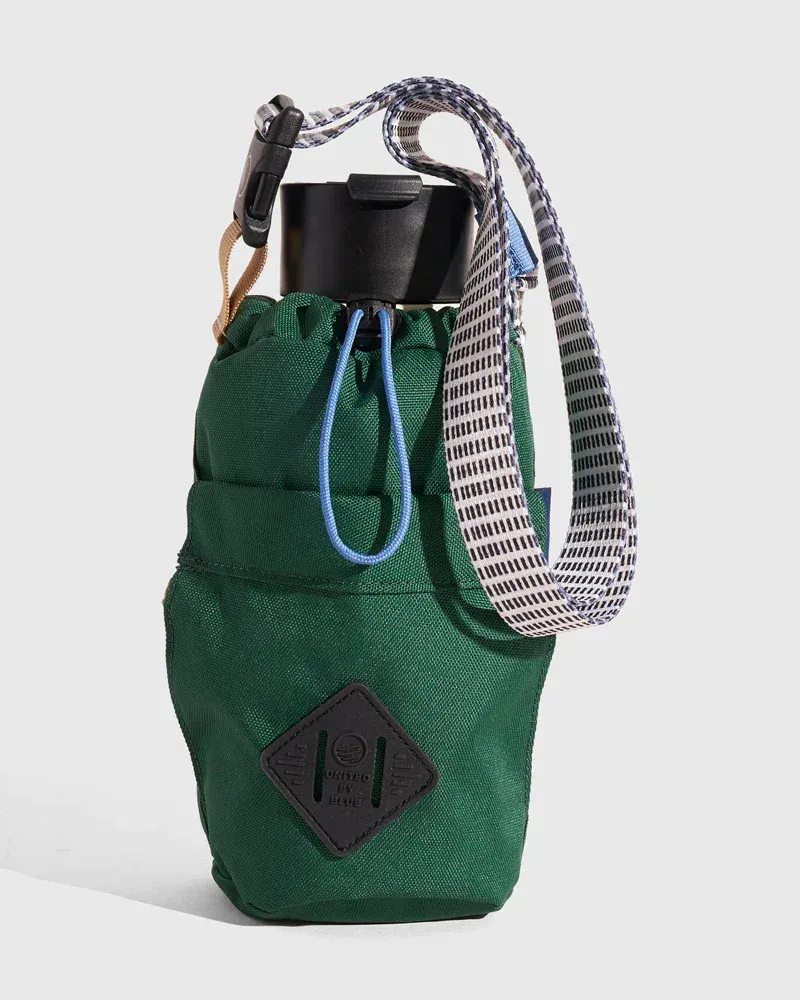 United by blue Revolution water bottle sling by anthem branding