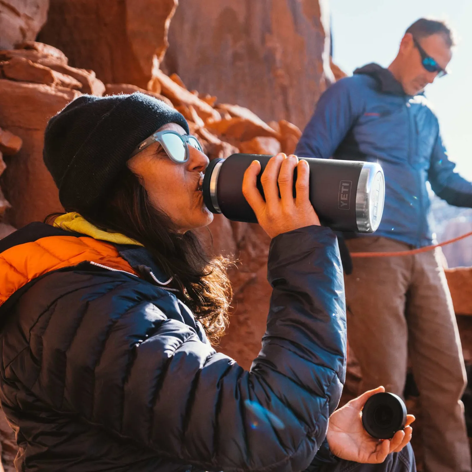 Custom yeti water bottle corporate sales by anthem branding
