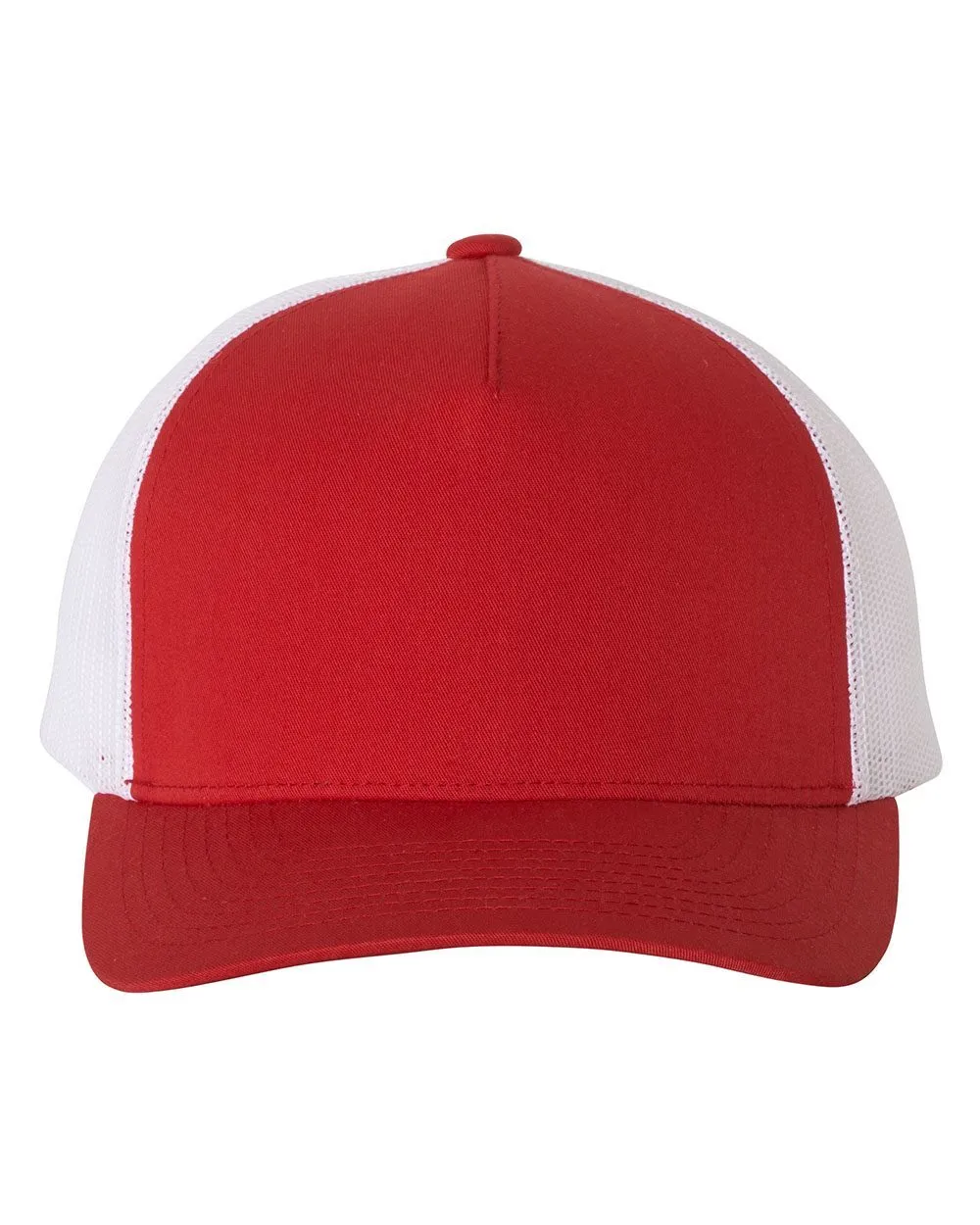 Yupoong 5 panel trucker hat by anthem branding